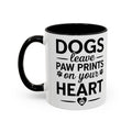 Dog's Leave Paw Prints On Your Heart Coffee Mug