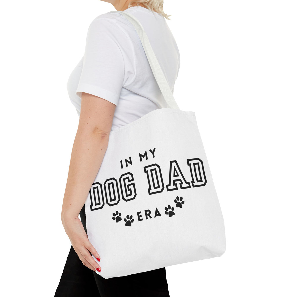 In My Dad Dog Era Tote Bag - Perfect for Dog Lovers, Pet Owners, Dog Gifts, Shopping, Beach Bag, Everyday Use