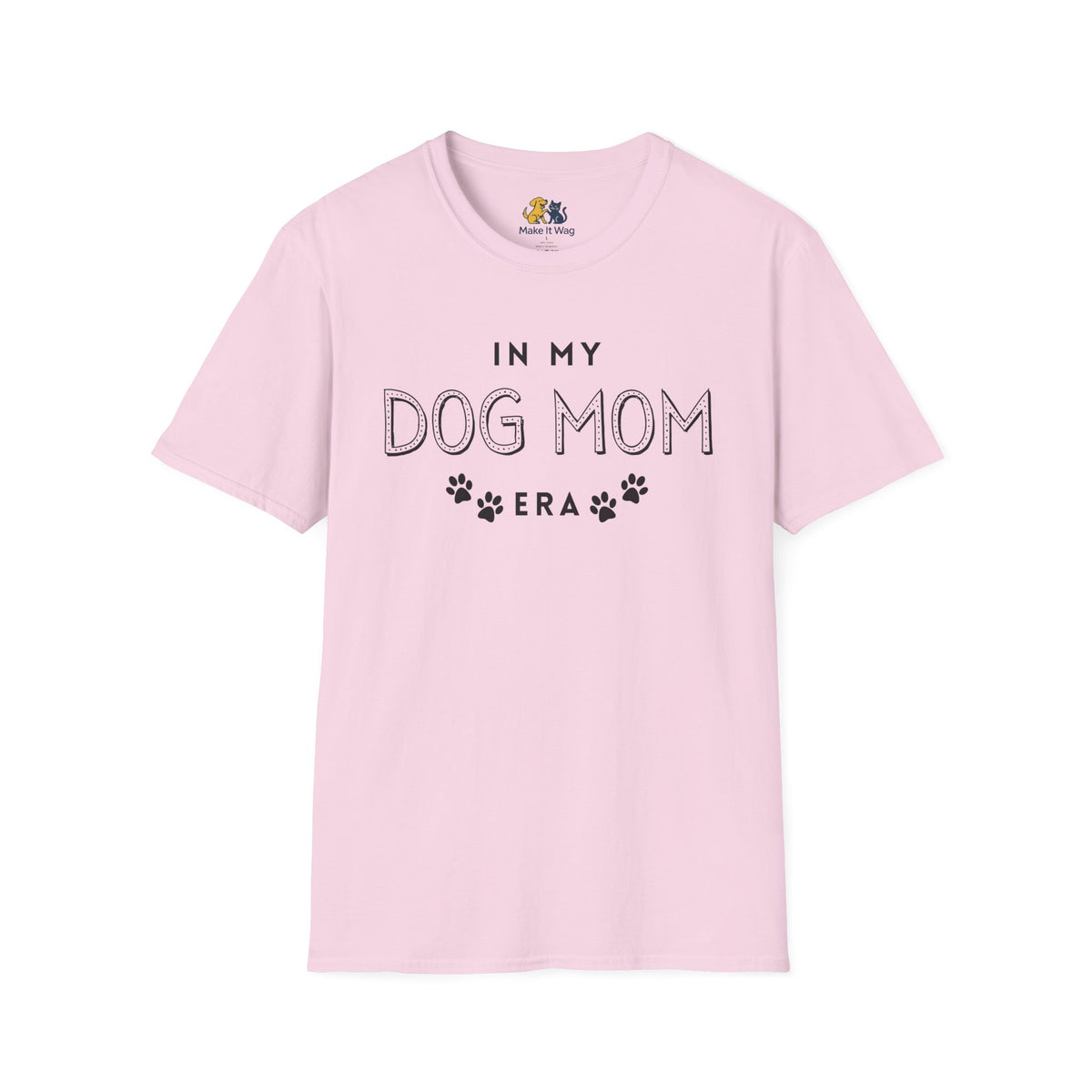 In My Dog Mom Era Unisex Softstyle T-Shirt, Pet Lover Gift, Dog Parent Clothing, Casual Wear, Animal Lover Shirt, Funny Dog Apparel