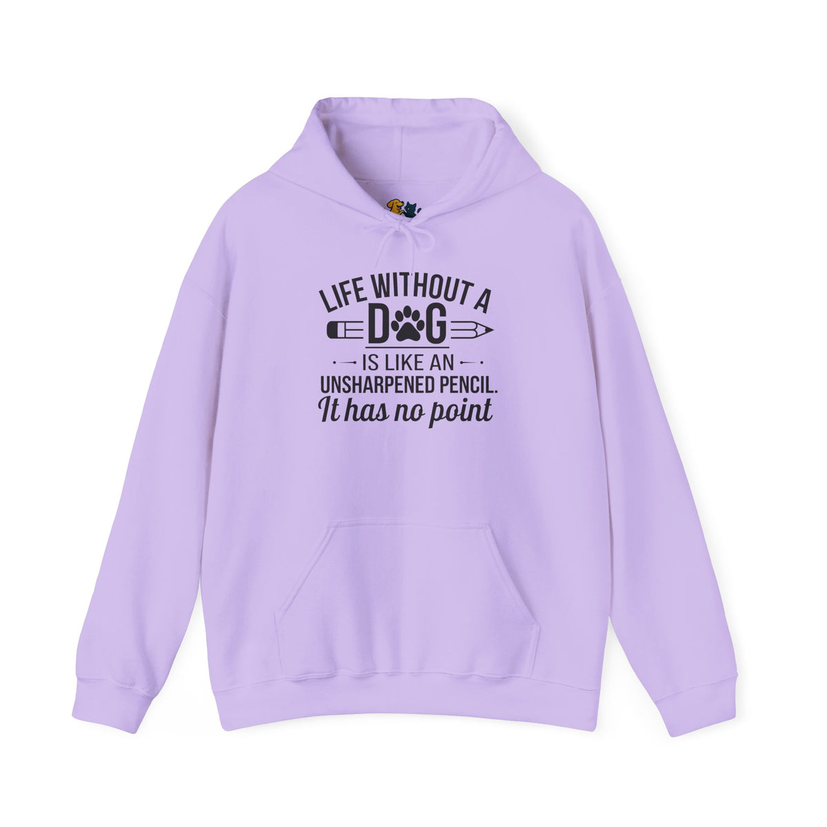 Life Without A Dog Unisex Hooded Sweatshirt