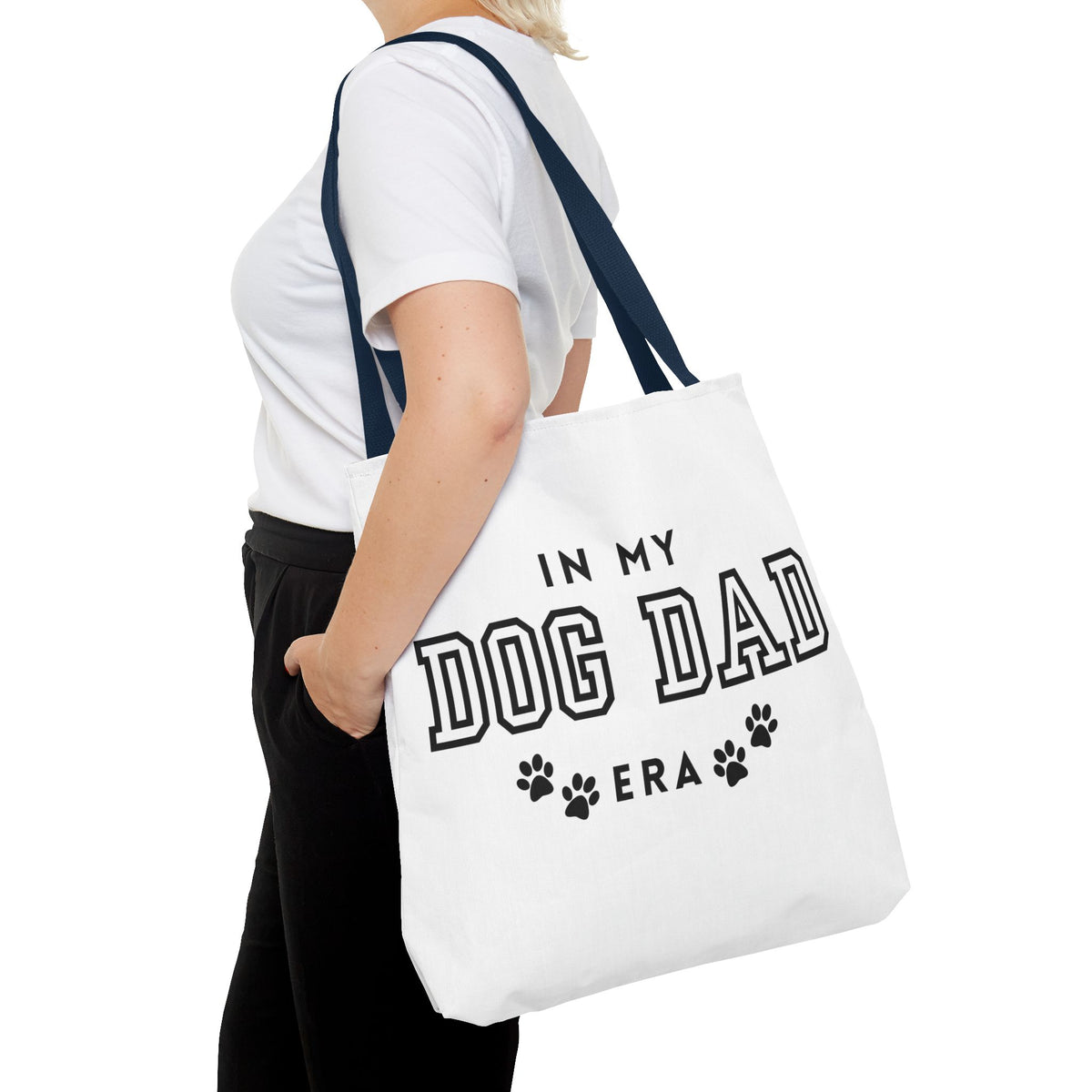 In My Dad Dog Era Tote Bag - Perfect for Dog Lovers, Pet Owners, Dog Gifts, Shopping, Beach Bag, Everyday Use