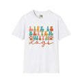 Life Is Better With Dogs Unisex Softstyle T-Shirt, Pet Lover Gift, Dog Parent Clothing, Casual Wear, Animal Lover Shirt, Funny Dog Apparel