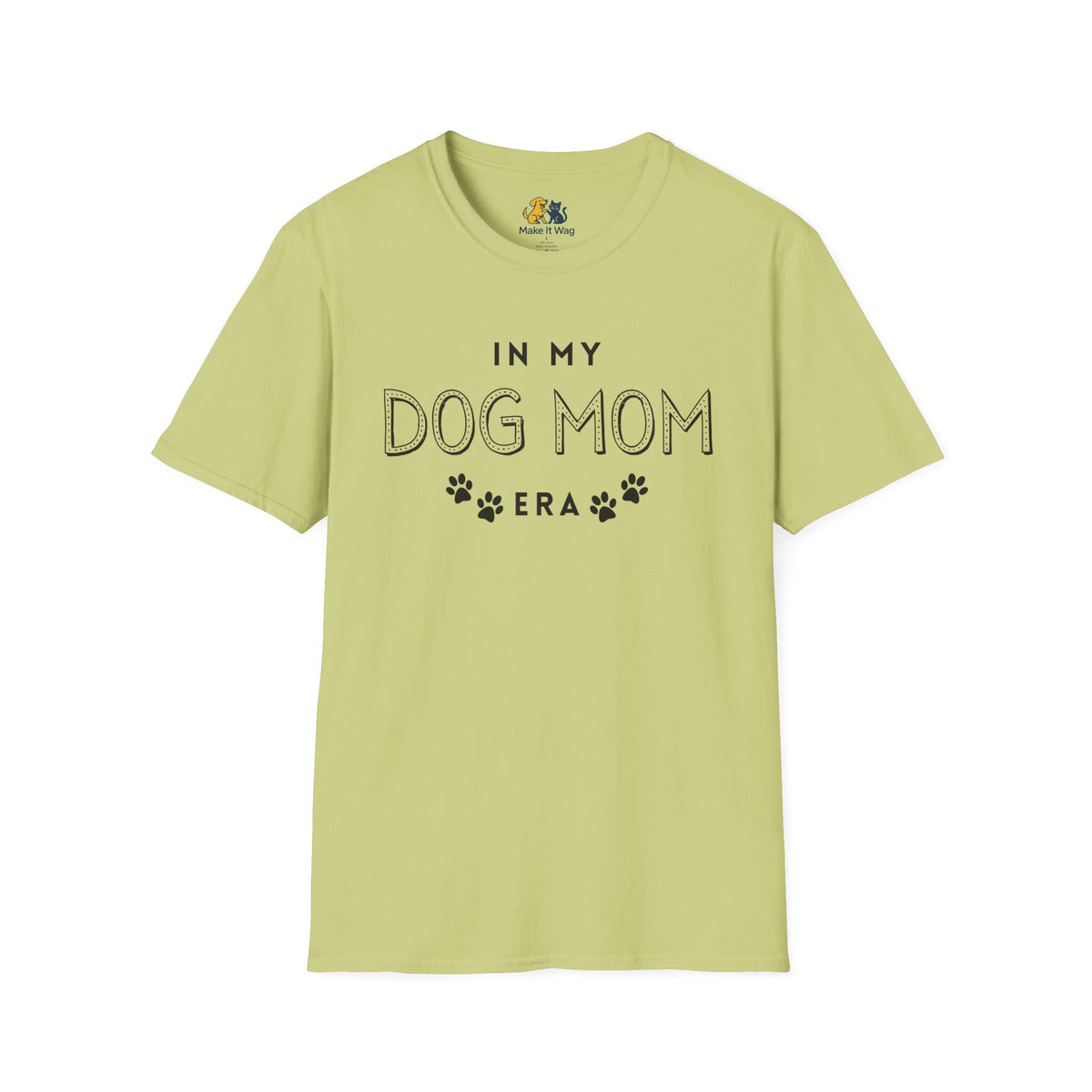 In My Dog Mom Era Unisex Softstyle T-Shirt, Pet Lover Gift, Dog Parent Clothing, Casual Wear, Animal Lover Shirt, Funny Dog Apparel