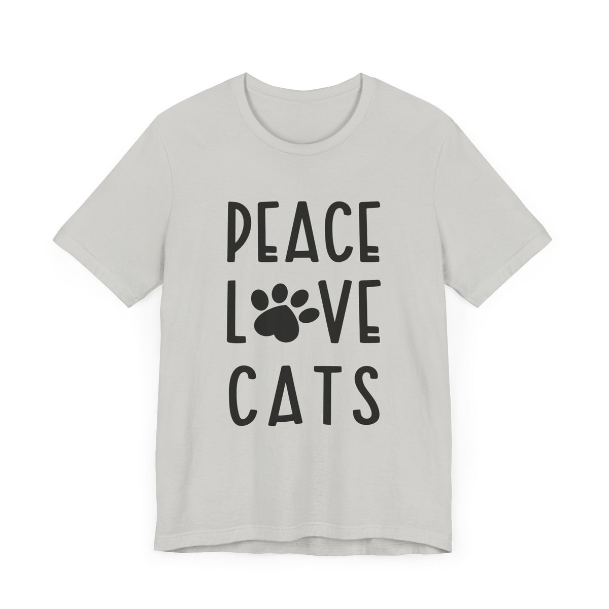 Peace Love Cats Unisex T-Shirt