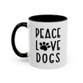 Peace Love Dogs Coffee Mug