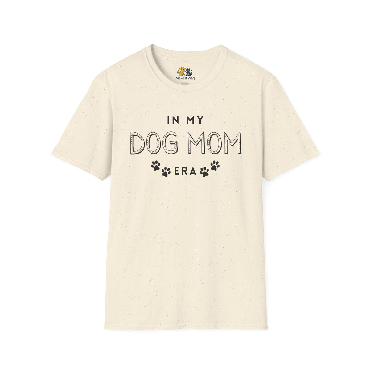 In My Dog Mom Era Unisex Softstyle T-Shirt, Pet Lover Gift, Dog Parent Clothing, Casual Wear, Animal Lover Shirt, Funny Dog Apparel