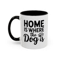 Home Is Where The Dog Is Coffee Mug