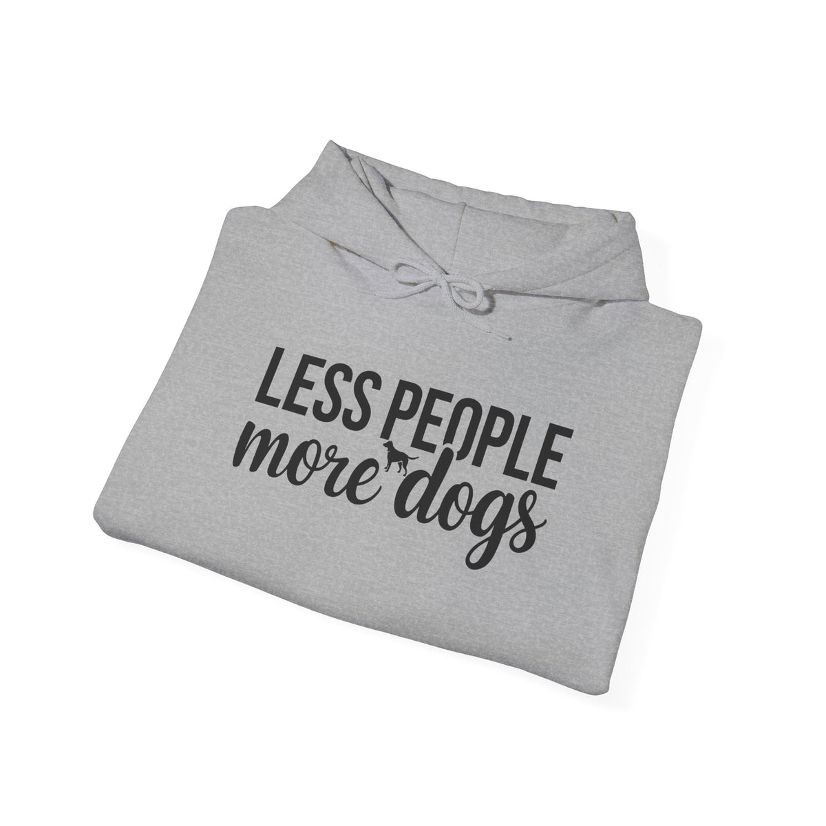 Less People More Dogs Unisex Hooded Sweatshirt