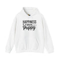 Happiness Is A Warm Puppy Unisex Hooded Sweatshirt