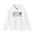 Peace Love Dogs Unisex Hooded Sweatshirt