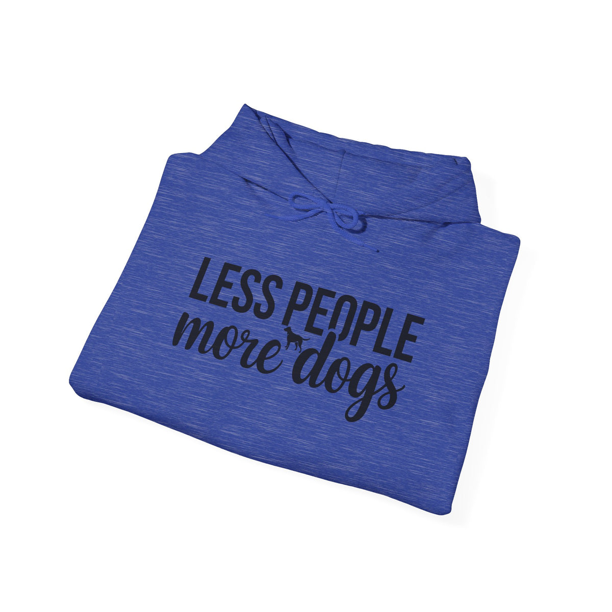 Less People More Dogs Unisex Hooded Sweatshirt