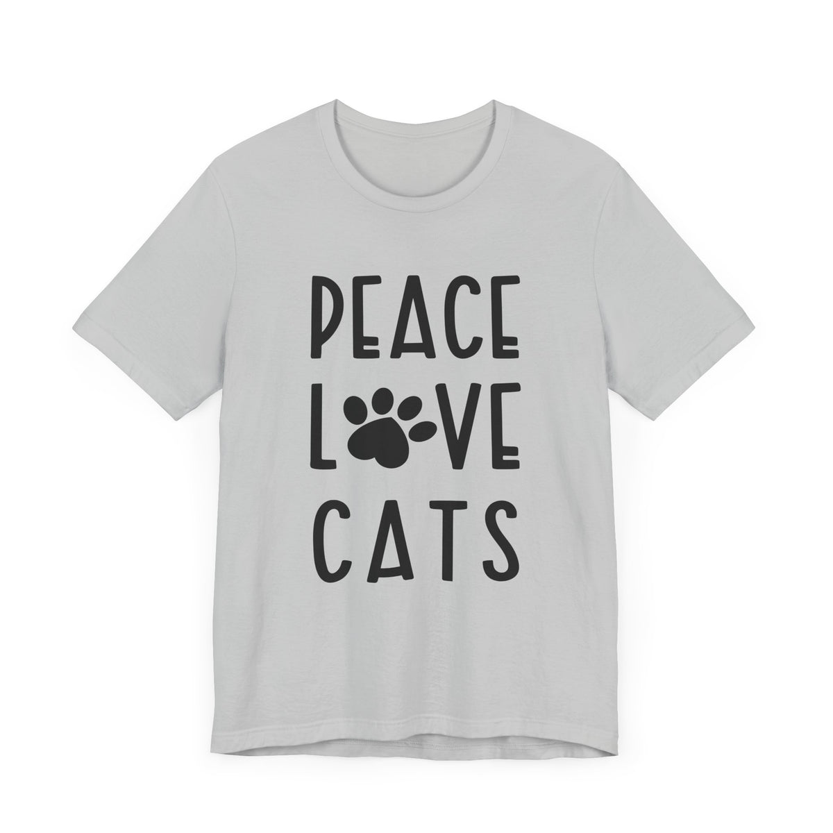 Peace Love Cats Unisex T-Shirt