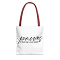 Paws And Enjoy The Little Things Tote Bag - Perfect for Dog Lovers, Pet Owners, Dog Gifts, Shopping, Beach Bag, Everyday Use