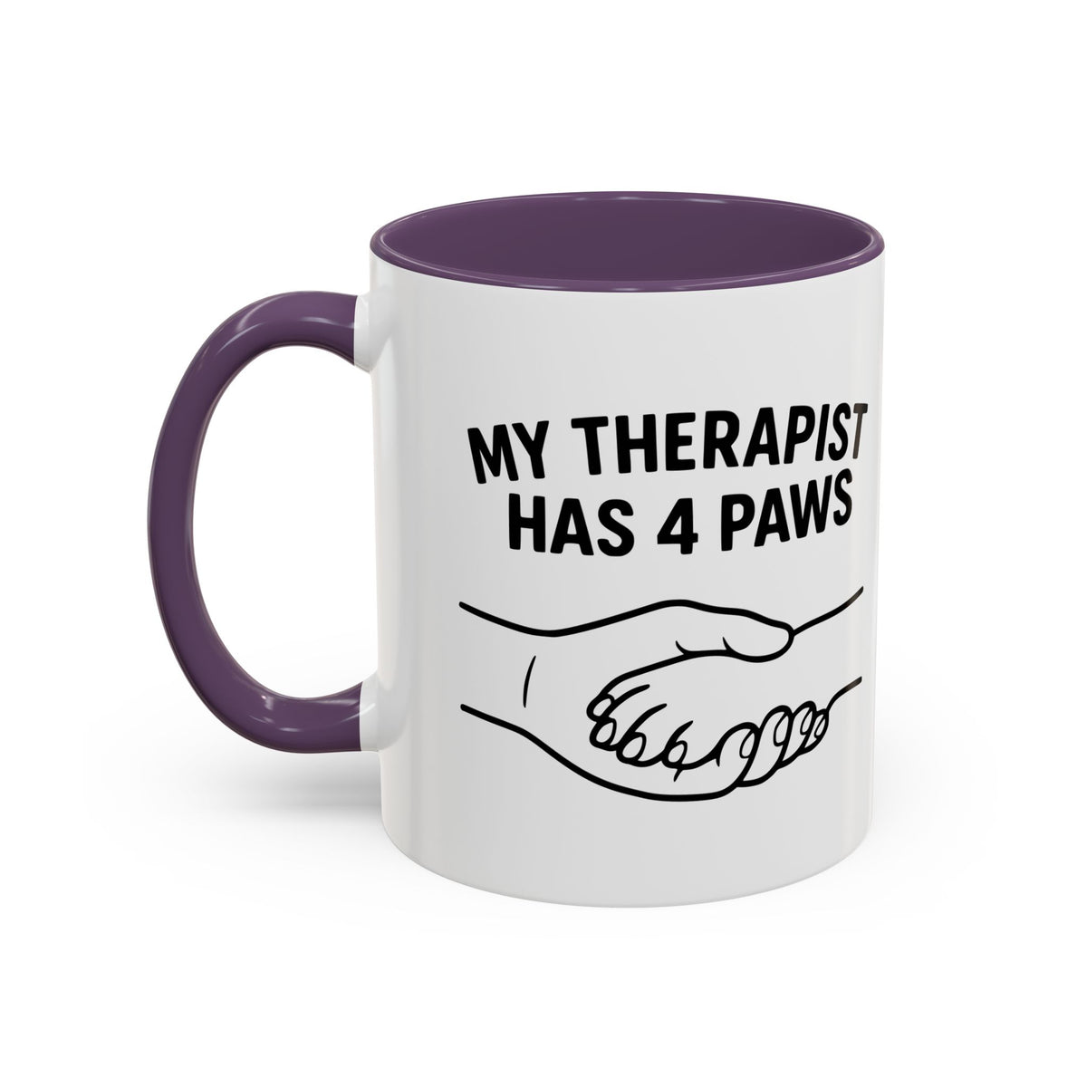 My Therapist Has Four Paws Coffee Mug