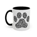 Floral Dog Paw Coffee Mug