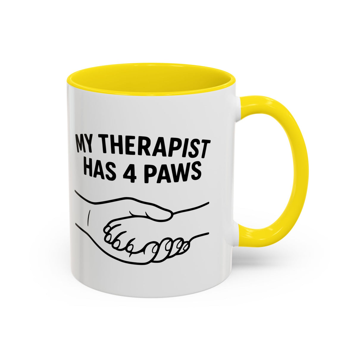 My Therapist Has Four Paws Coffee Mug
