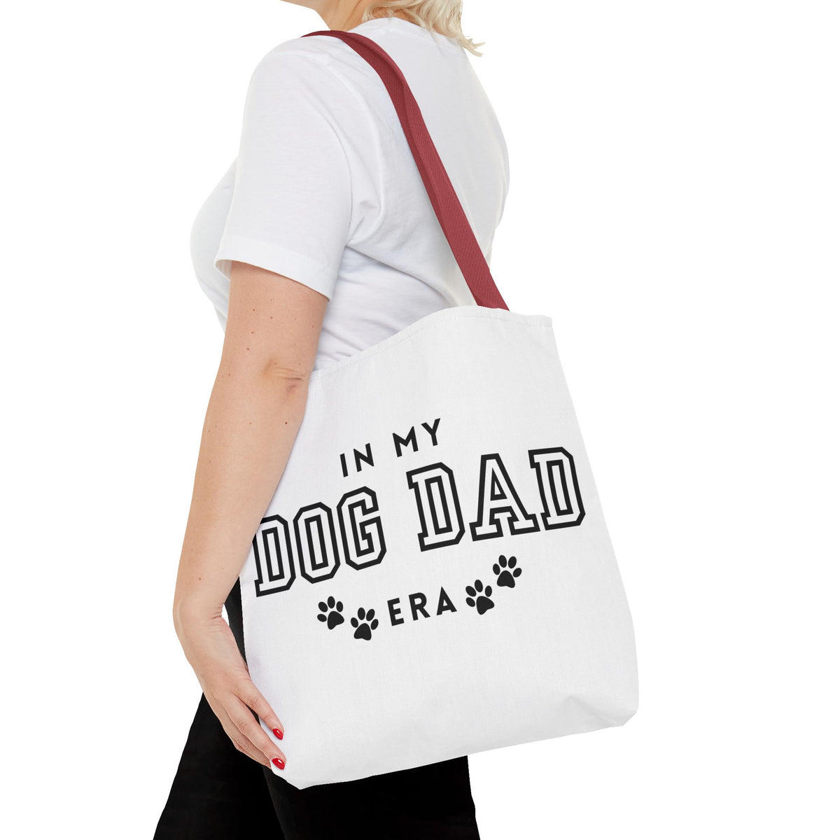 In My Dad Dog Era Tote Bag - Perfect for Dog Lovers, Pet Owners, Dog Gifts, Shopping, Beach Bag, Everyday Use